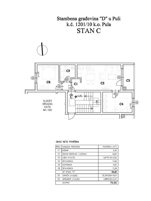 Šijana Gate Residence - Wohnung C