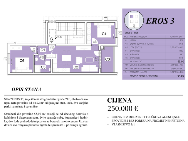 Šijana Gate Residence - EROS 3