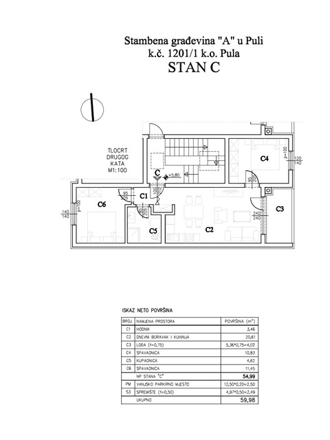 Šijana Gate Residence - Wohnung C