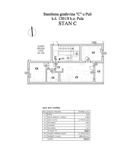 Šijana Gate Residence - Wohnung C