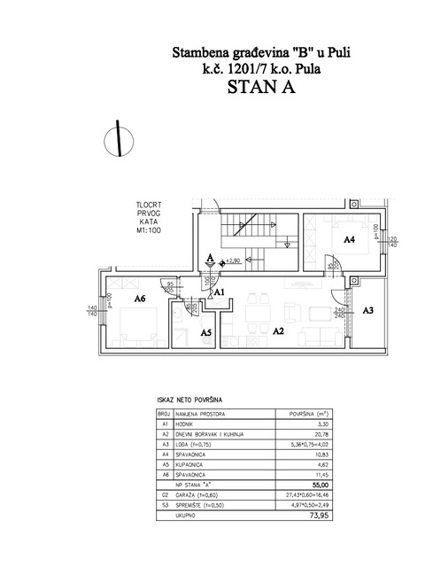 Šijana Gate Residence - Wohnung A