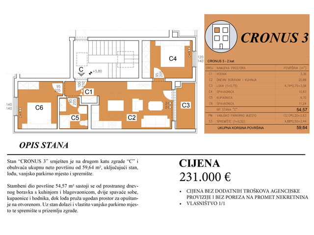 Šijana Gate Residence - CRONUS 3