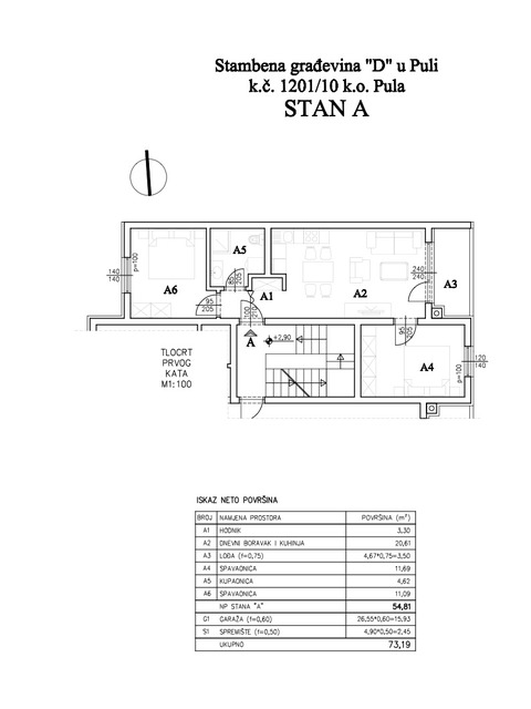 Šijana Gate Residence - Wohnung A